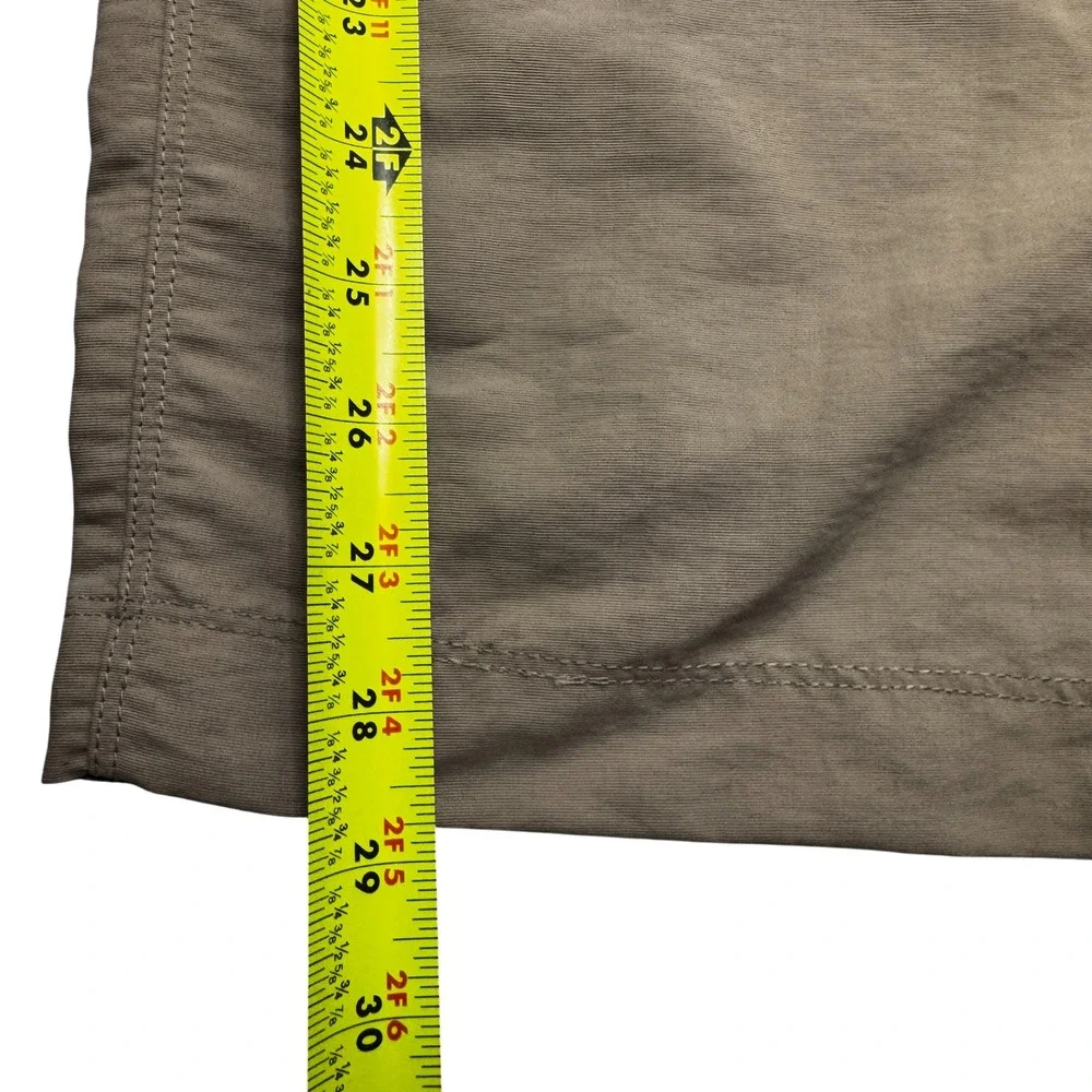 The North Face Convertable Hiking Cargo Pants Khaki Zip Off Legs‎ Mens XL Hiking